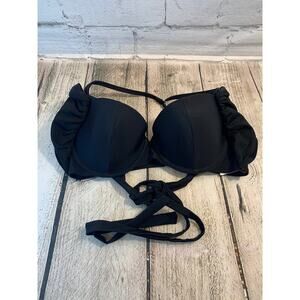 OLD NAVY Women’s Black Swim Bikini Top / Size: Medium